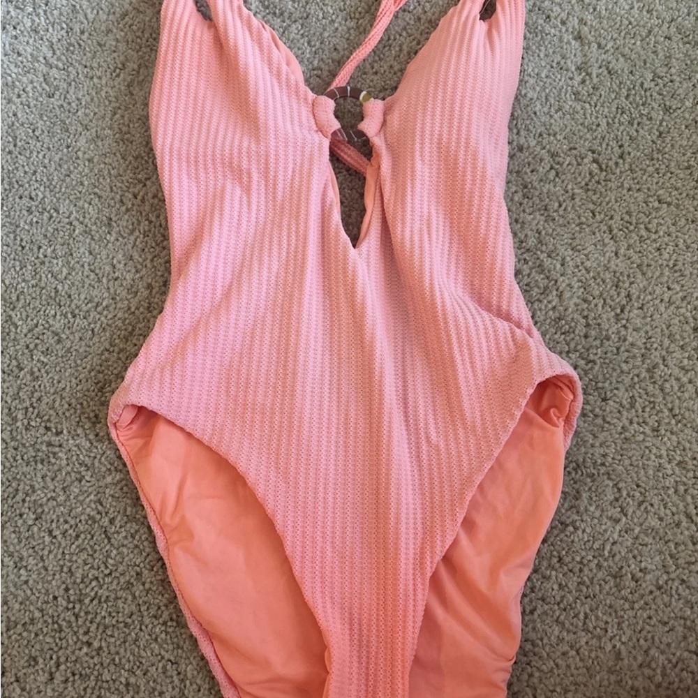 BECCA Vibrant Orange Swimwear Top